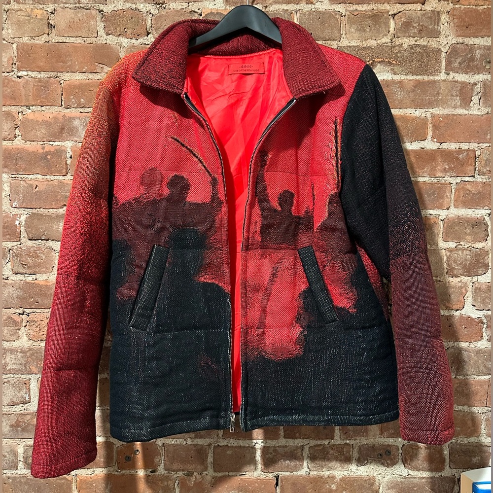 4x1111 jacket, size L.  Unique hand-woven jacket from @4xx1111 on Instagram.